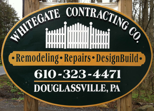 whitegate contracting sign
